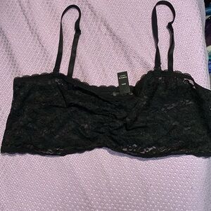 Torrid Black Lace Bandeau